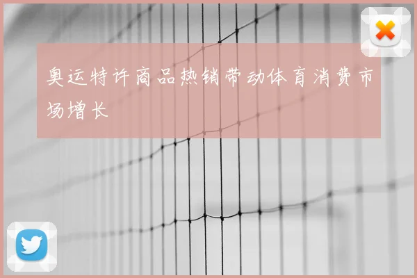 奥运特许商品热销带动体育消费市场增长