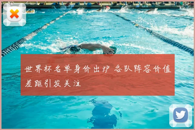 世界杯名单身价出炉 各队阵容价值差距引发关注